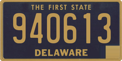 DE license plate 940613