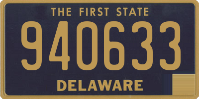 DE license plate 940633
