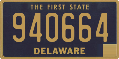 DE license plate 940664