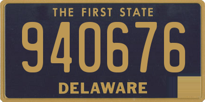 DE license plate 940676