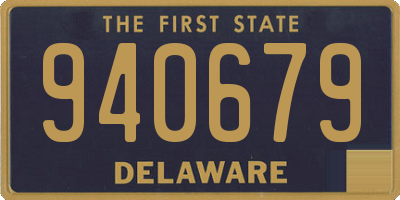DE license plate 940679