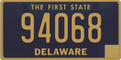 DE license plate 94068