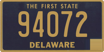 DE license plate 94072