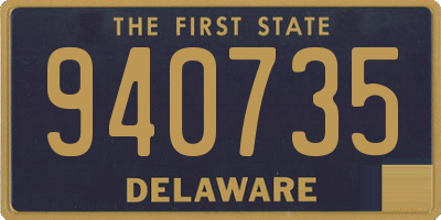 DE license plate 940735