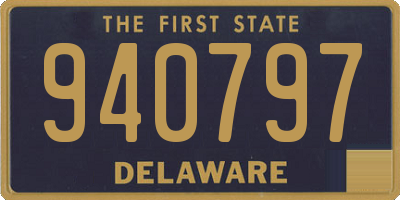 DE license plate 940797