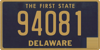 DE license plate 94081