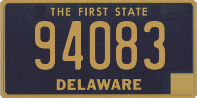 DE license plate 94083