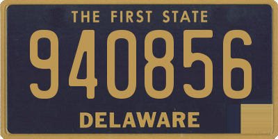 DE license plate 940856