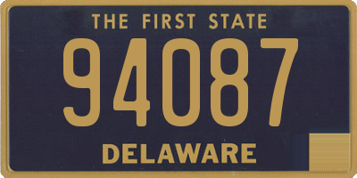 DE license plate 94087