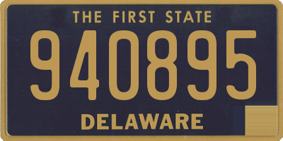 DE license plate 940895