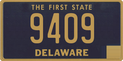 DE license plate 9409