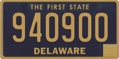 DE license plate 940900