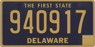 DE license plate 940917