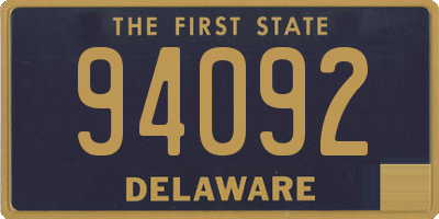 DE license plate 94092