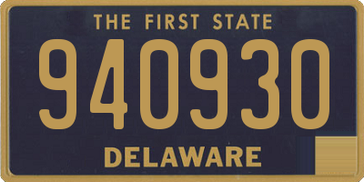 DE license plate 940930