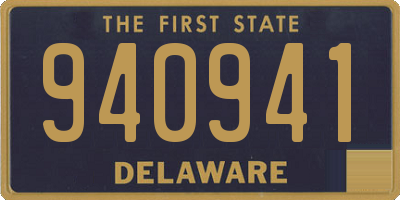 DE license plate 940941