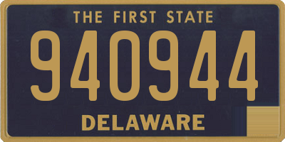 DE license plate 940944