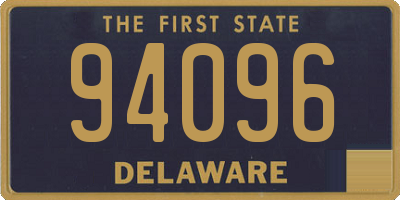 DE license plate 94096