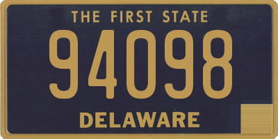 DE license plate 94098