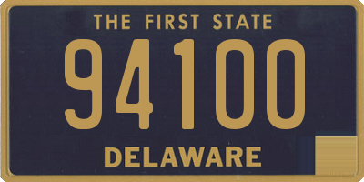 DE license plate 94100