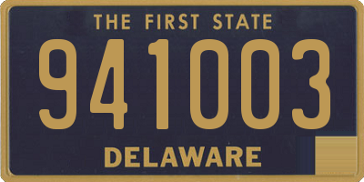 DE license plate 941003