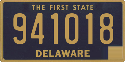 DE license plate 941018