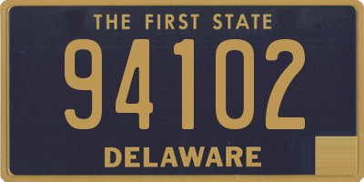 DE license plate 94102