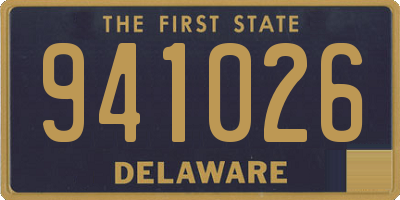 DE license plate 941026