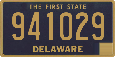 DE license plate 941029