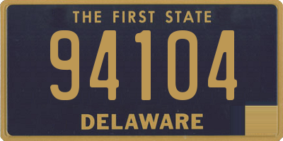 DE license plate 94104