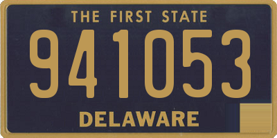 DE license plate 941053