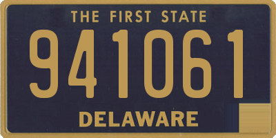 DE license plate 941061