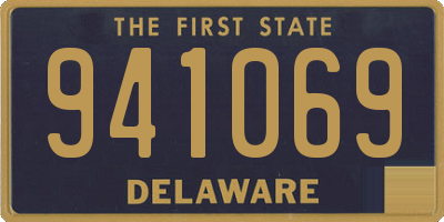 DE license plate 941069