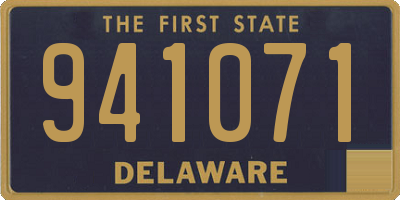 DE license plate 941071