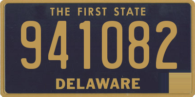 DE license plate 941082