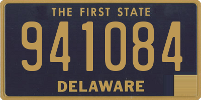 DE license plate 941084