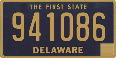 DE license plate 941086