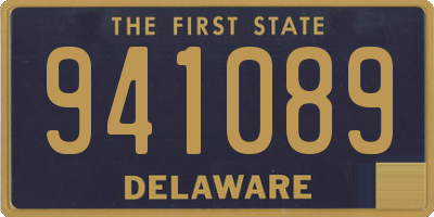 DE license plate 941089