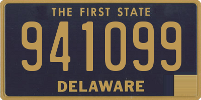 DE license plate 941099
