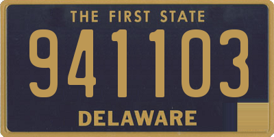 DE license plate 941103