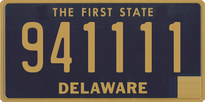 DE license plate 941111