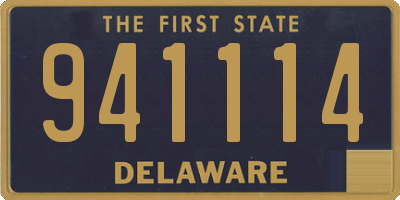 DE license plate 941114