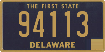 DE license plate 94113
