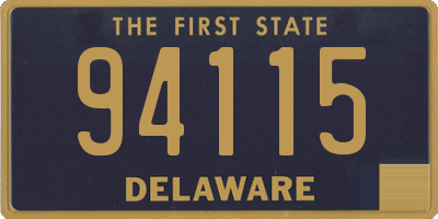DE license plate 94115
