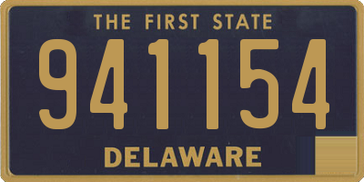 DE license plate 941154