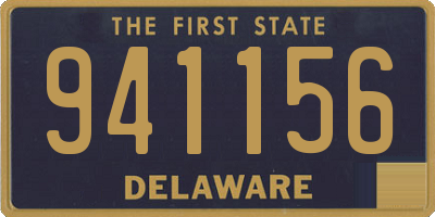DE license plate 941156