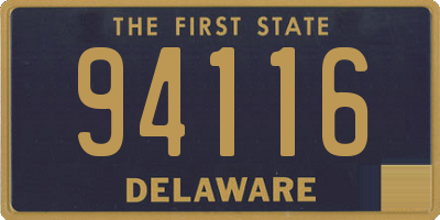 DE license plate 94116