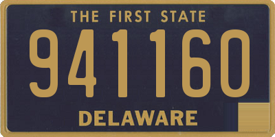 DE license plate 941160