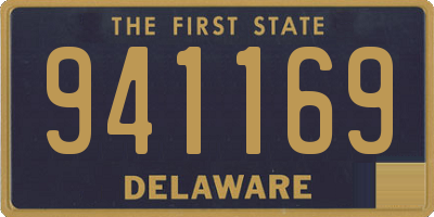DE license plate 941169