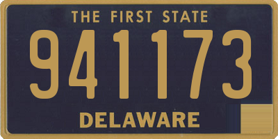 DE license plate 941173